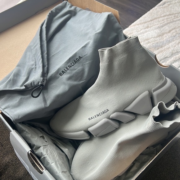 Balenciaga 2.0 knit sole monocolor grey - Picture 5 of 5